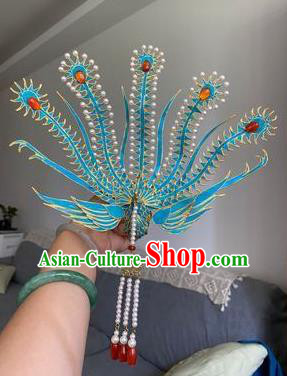 Chinese Classical Ancient Song Dynasty Queen Phoenix Hair Crown Women Hanfu Hair Accessories Handmade Empress Hairpins