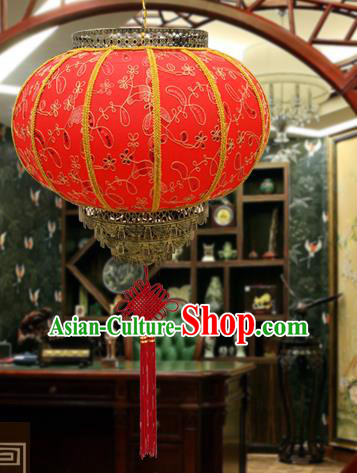 Chinese Traditional New Year Palace Lantern Hanging Lamp Classical Red Lanterns Handmade Lantern