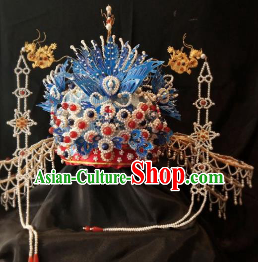 Traditional Chinese Ming Dynasty Empress Phoenix Coronet Hairpins Ancient Court Queen Hair Accessories for Women