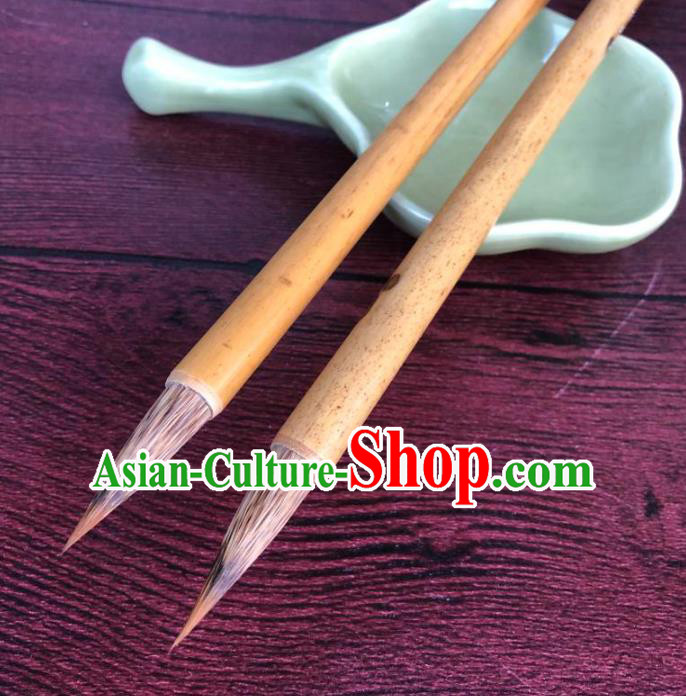 Traditional Chinese Calligraphy Water Badger Hair Brush Handmade The Four Treasures of Study Writing Brush Pen