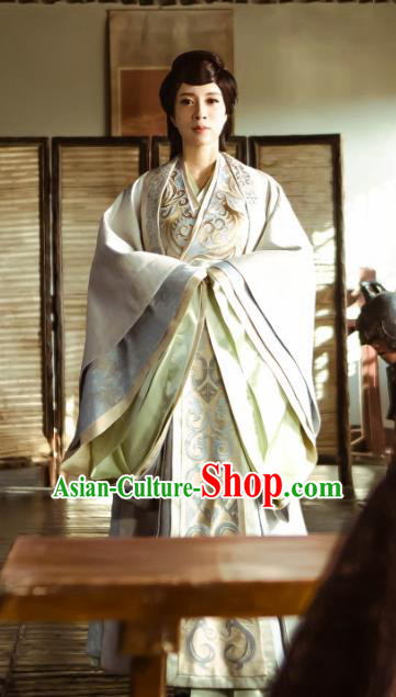 Chinese Historical Drama Swords of Legends Ancient Concubine Shu Costume and Headpiece for Women